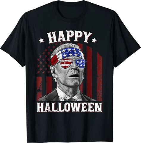 Funny Joe Biden Happy Halloween Confused Th Of July T Shirt Size Up To Xl Luxwoo Com