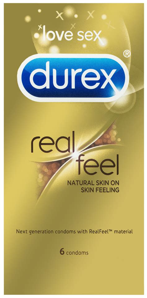 Durex Real Feel Condoms Natural Skin Feeling 6 Pack Skulibrary