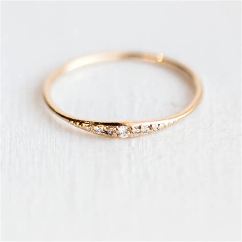 This Delicate Little Diamond Ring Would Make A Great Addition To Any