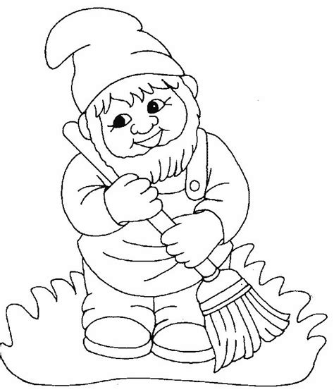 102 Best Images About Garden Gnomes Coloring For Adults Art Pages On