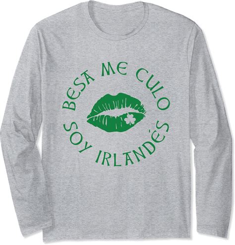 Besa Me Culo Soy Irlandes Spanish Latin St Patricks Lips