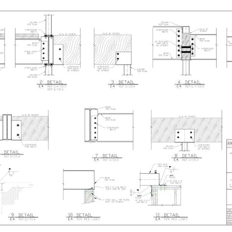 Steel Beam Details Cad Files Dwg Files Plans And Details