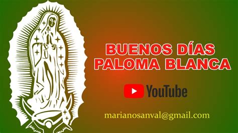 Buenos Dias Paloma Blanca VersiÓn Karaoke Instrumental Youtube