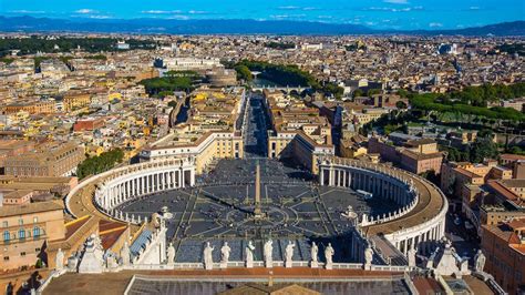 View From The Top Of St Peters Basilica Vatican City Travel