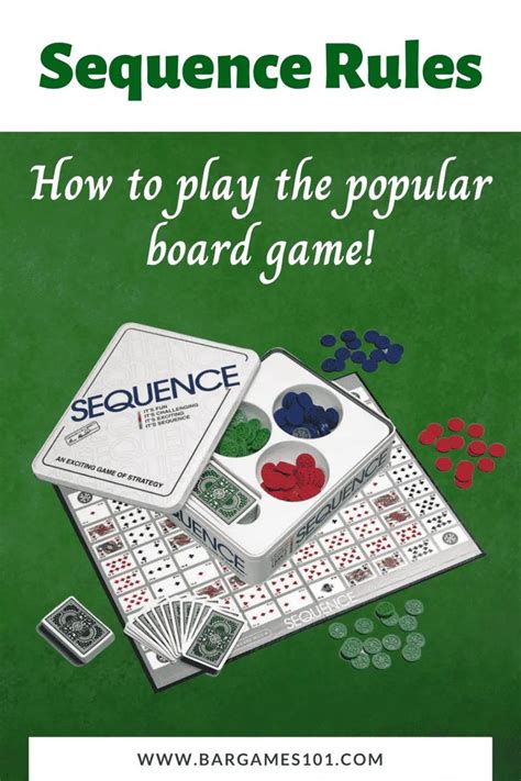 How To Play Sequence Sequence Game Rules In 2023 Sequence Game Dice