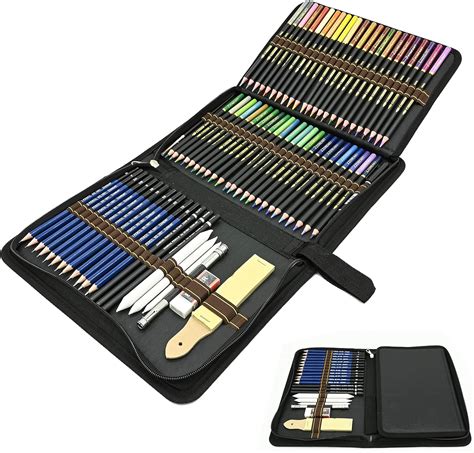Professional Colouring Drawing Pencils Art Set 72 Piece Coloured