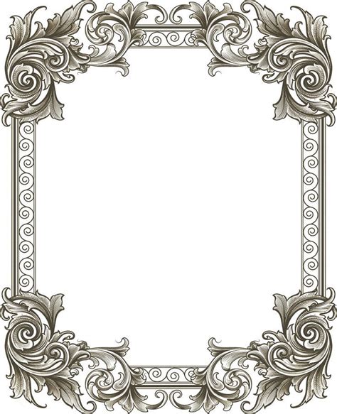 Borders And Frames Borders For Paper Background Vintage Paper