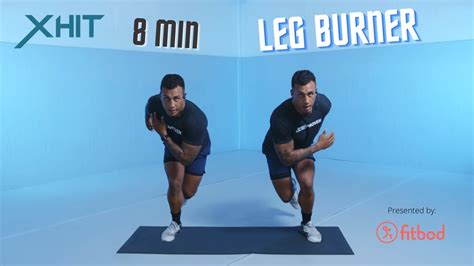 8 Min Leg Burner Workout XHIT YouTube
