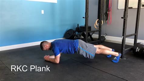 Depending on the movement or training emphasis of a specific session, the rkc plank can be. RKC Plank - YouTube