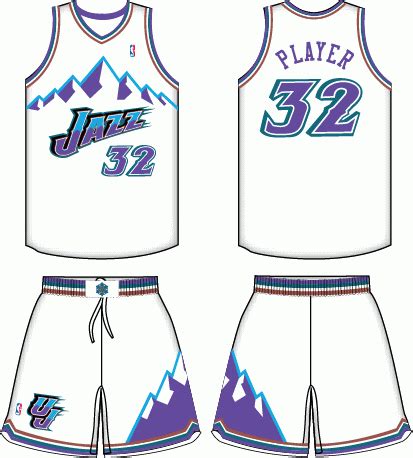 Shop utah jazz jerseys in official swingman and jazz city edition styles at fansedge. Utah Jazz Home Uniform - National Basketball Association ...