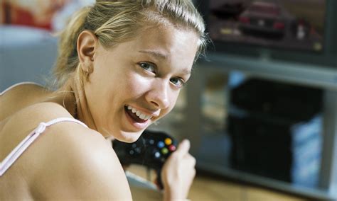 Girl Playing Video Game 6 12