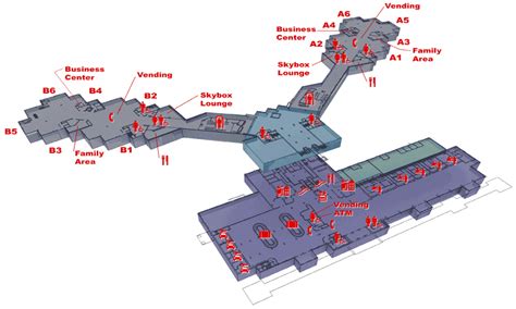 Austin Straubel International Airport Passenger Terminal Diagram