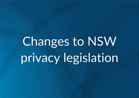 Media Release Nsw Privacy Commissioner Welcomes The Amendments To The