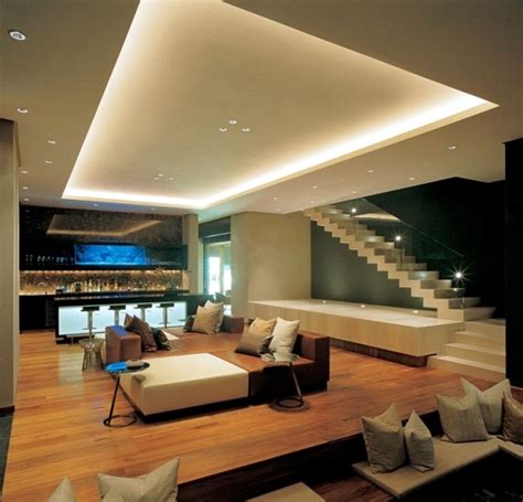 Indirect lighting ideas unique on interior regarding in tray or coffered ceiling high output led 4. 33 ideas for beautiful ceiling and LED lighting ...