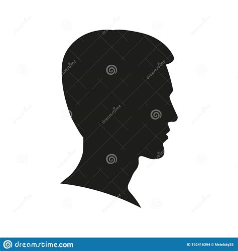 Man Head Silhouette Side