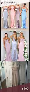 Portia Gown Metallic Prom Dresses Evening Gowns Elegant