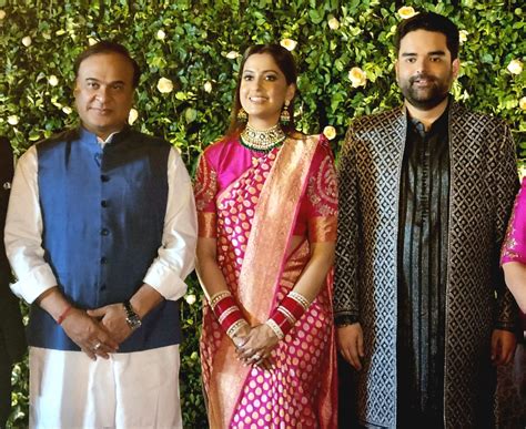 Himanta Biswa Sarma On Twitter Pleased To Attend The Wedding