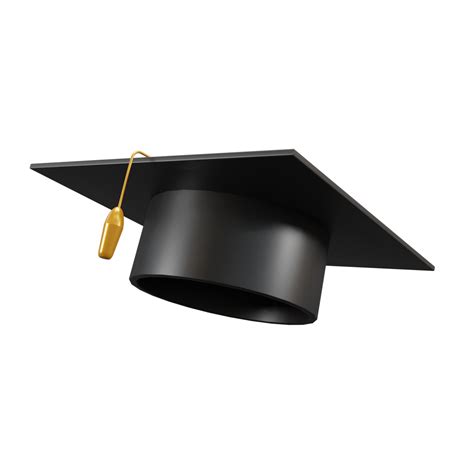 Graduation Hat 3d Rendering Icon Toga Cap 3d Icon 27806004 Png