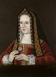 Elizabeth of York (1465/1466–1503), Holding the Yorkist White Rose | Art UK