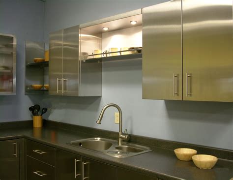 Some of our customers think that stainless steel kitchen cabinet is only for dirty kitchens. Stainless Steel Kitchen Cabinets | SteelKitchen