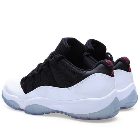 Share the best gifs now >>>. Nike Air Jordan 11 Low Retro 'Reverse Concord' (Black, White & Red)