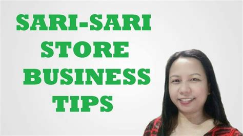 Sari Sari Store Business Tips Youtube