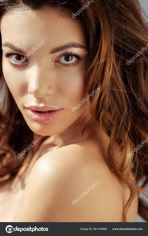 Beautiful Naked Woman Looking Camera Stock Photo Vitalikradko