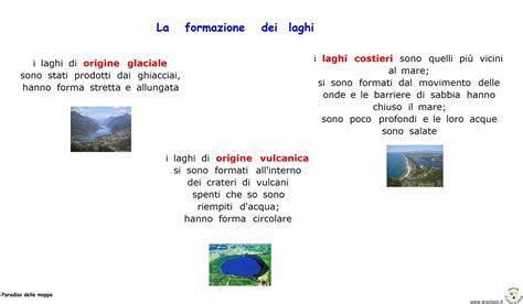 Paradiso Delle Mappe La Formazione Dei Laghi