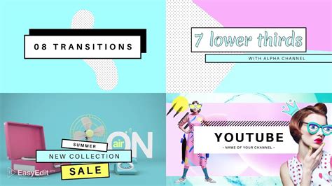 These free after effects templates include hundreds of free elements and options to use in any project. Videohive - Beauty Youtube Design Pack V3 - 21097856 ...