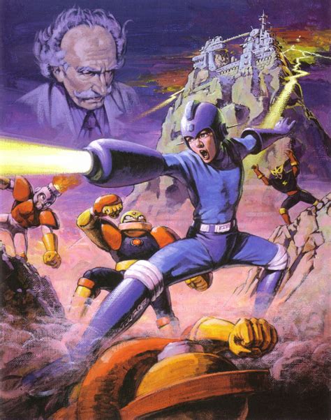 The Cover Art For The Pal Version Of The Original Mega Man Was Still