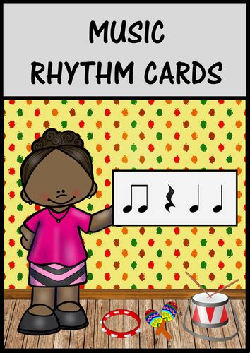 Music 4 Beat Rhythm Cards Teaching Resources