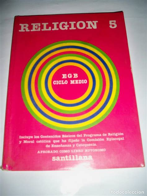 Libro De Texto Santillana Religion 5 Egb Comprar Libros De Texto En