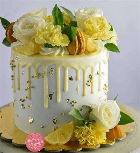 Lemon Birthday Cake Ideas Images Pictures