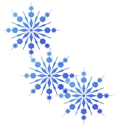 Snowflakes Blue Clip Art At Vector Clip Art Online Royalty