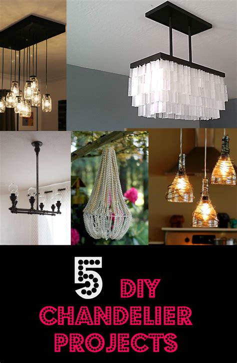 5 Diy Chandelier Projects