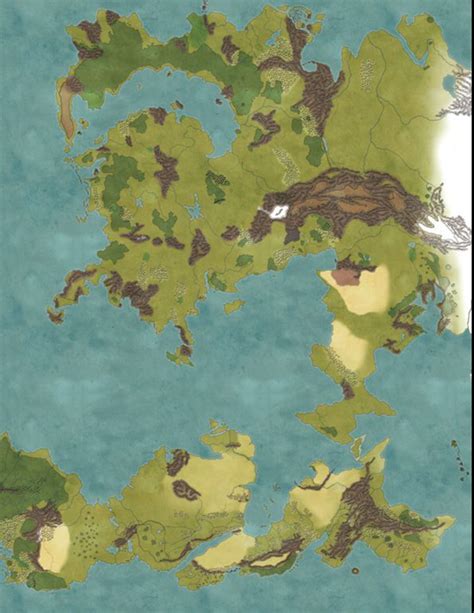 The Lost Lands World Map 2020 Frog God Games