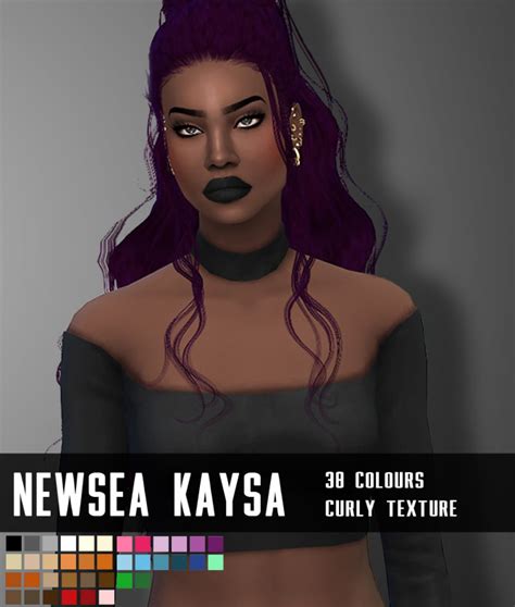 Newsea S Kaysa Hair Edit The Sims 4 Catalog