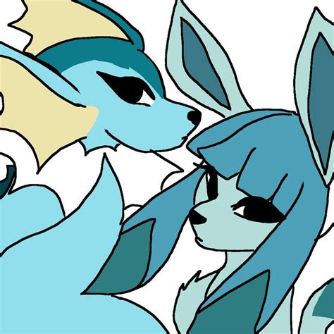 Vaporeon And Glaceon By Soul Tree On Deviantart