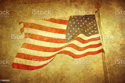 Vintage American Flag Stock Photo Download Image Now American Flag