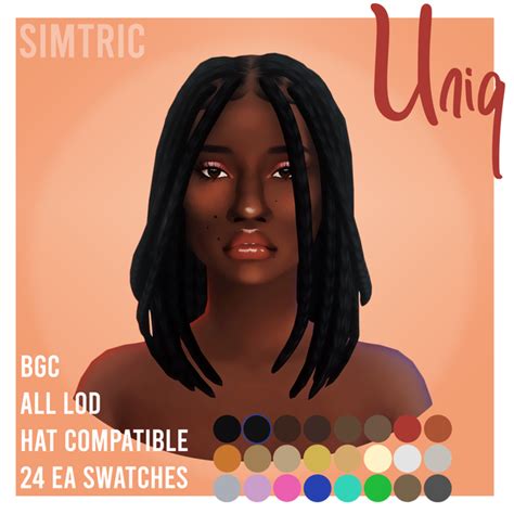 Uniq Simtric On Patreon Sims 4 Mm Cc Sims 4 Cc Packs African