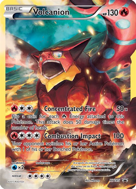Volcanion Xy185 Xy Black Star Promos 2013 Pokemon Card