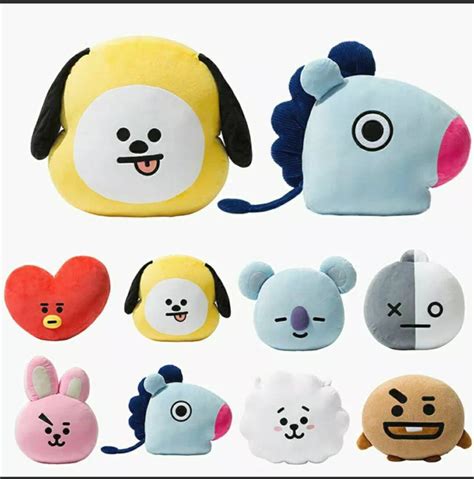 Bt21 Character Plushies Perfect T For Armys Etsy