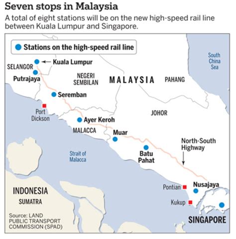 It was first proposed by then malaysian prime minister najib razak in september 2010. Malaysia Singapore High Speed Rail and Rapid Transit ...