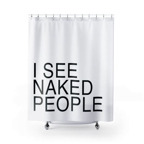 Funny Shower Curtain Sixth Sense Shower Curtain Message Etsy