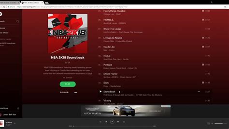 Nba 2k18 Soundtrack Tracklist Revealed Youtube