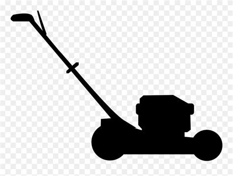 Download Product Design Clip Art Silhouette Free Lawn Mower Silhouette Png Download
