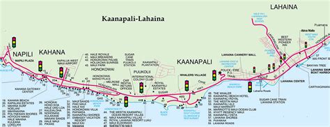 Map Of Kaanapali Beach Hotels World Map