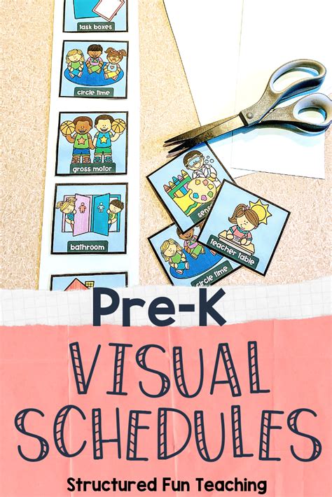 Visual Schedules For Preschool Classroom And Special Education