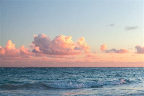 Colorful Sky Over Atlantic Ocean On A Sunset Stock Photo Image Of
