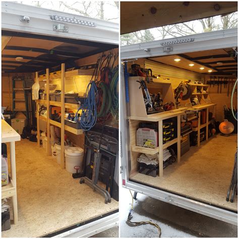 New job trailer set up : r/woodworking